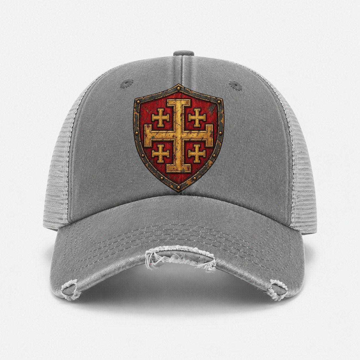 Grey — front view