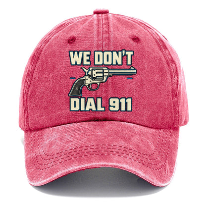 Technical Grid We Don't Dial 911 Classic Cap – Pomegranate Blush