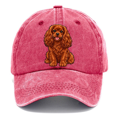 Ruby Cavalier King Charles Classic Cap – Pomegranate Blush