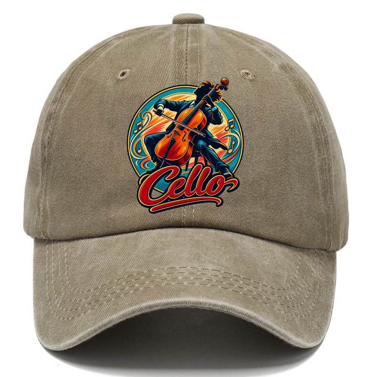 Cello Crest Music Instruments Classic Cap – Warm Sand