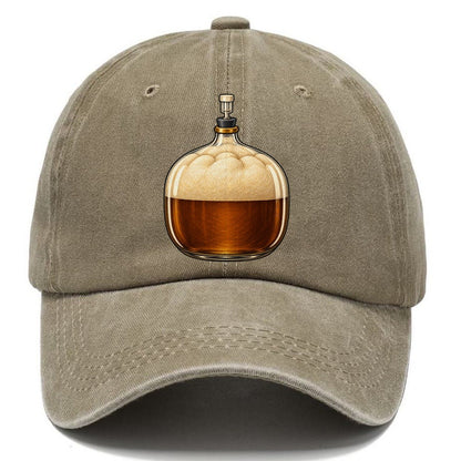 Carboy Of Fermenting Wort Homebrewing Classic Cap – Warm Sand