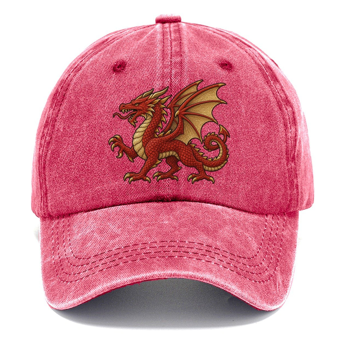 Welsh Dragon Classic Cap – Pomegranate Blush