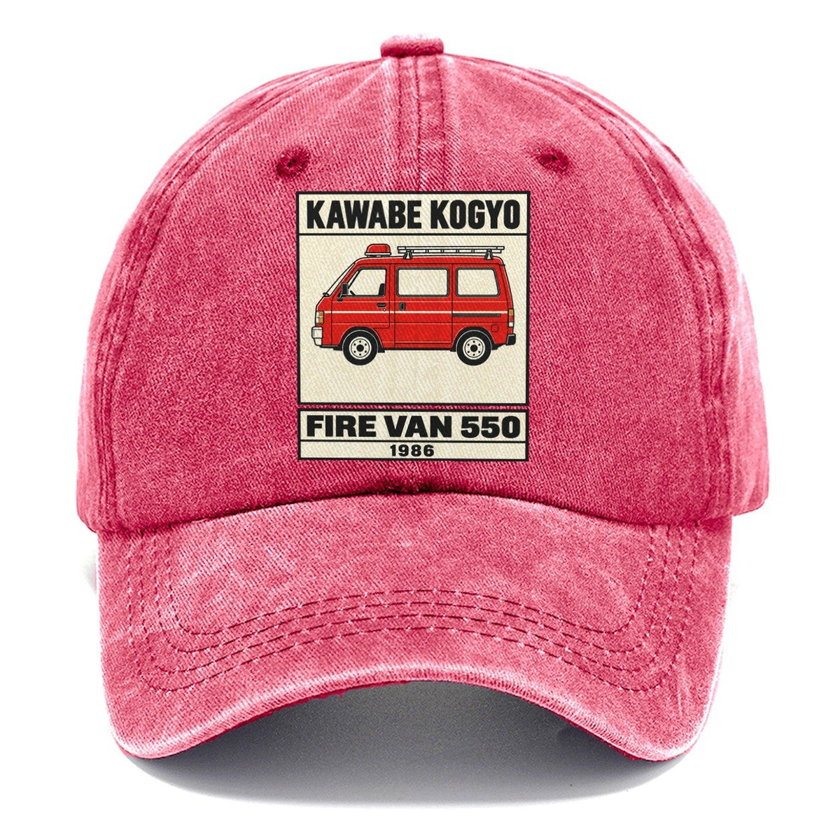 Kappa Fire Van Showa Speed Plates Classic Cap – Pomegranate Blush