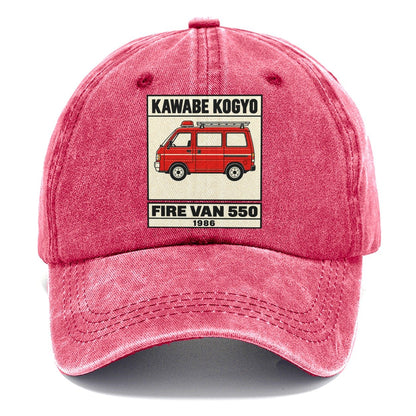 Kappa Fire Van Showa Speed Plates Classic Cap – Pomegranate Blush