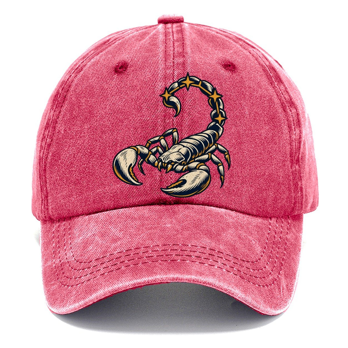 Scorpion Constellation Tail Sundown Familiars Classic Cap – Pomegranate Blush