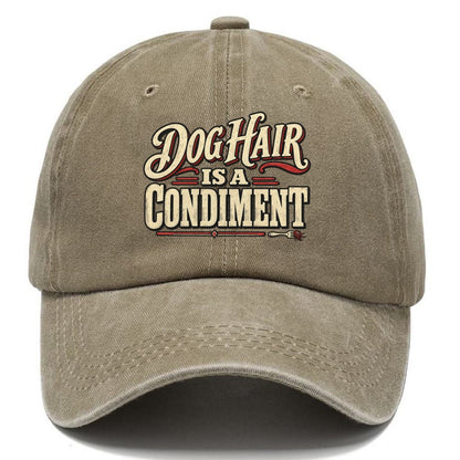 Dog Hair Is A Condiment American Wit Classic Cap – Warm Sand