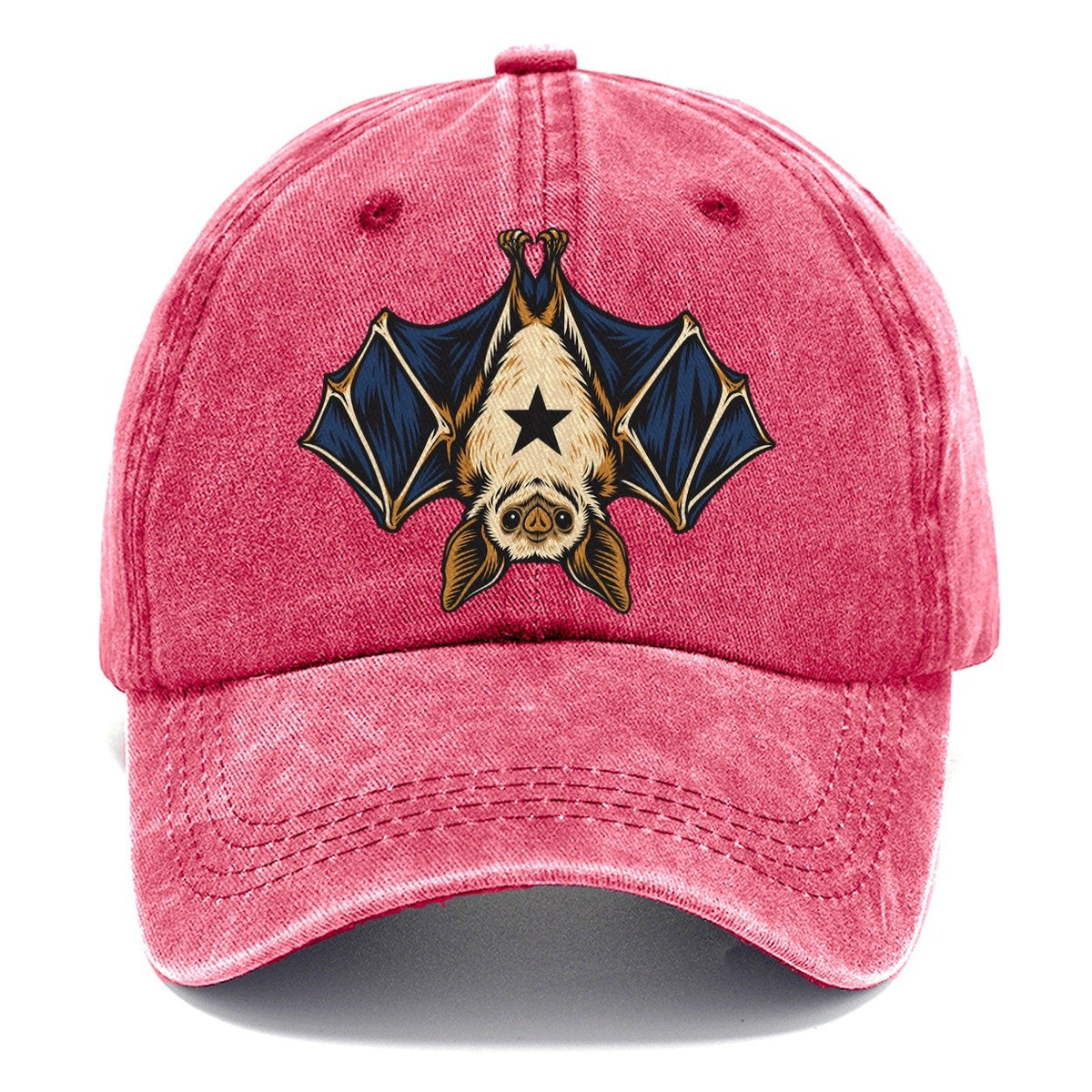 Pallid Bat Star Belly Sundown Familiars Classic Cap – Pomegranate Blush