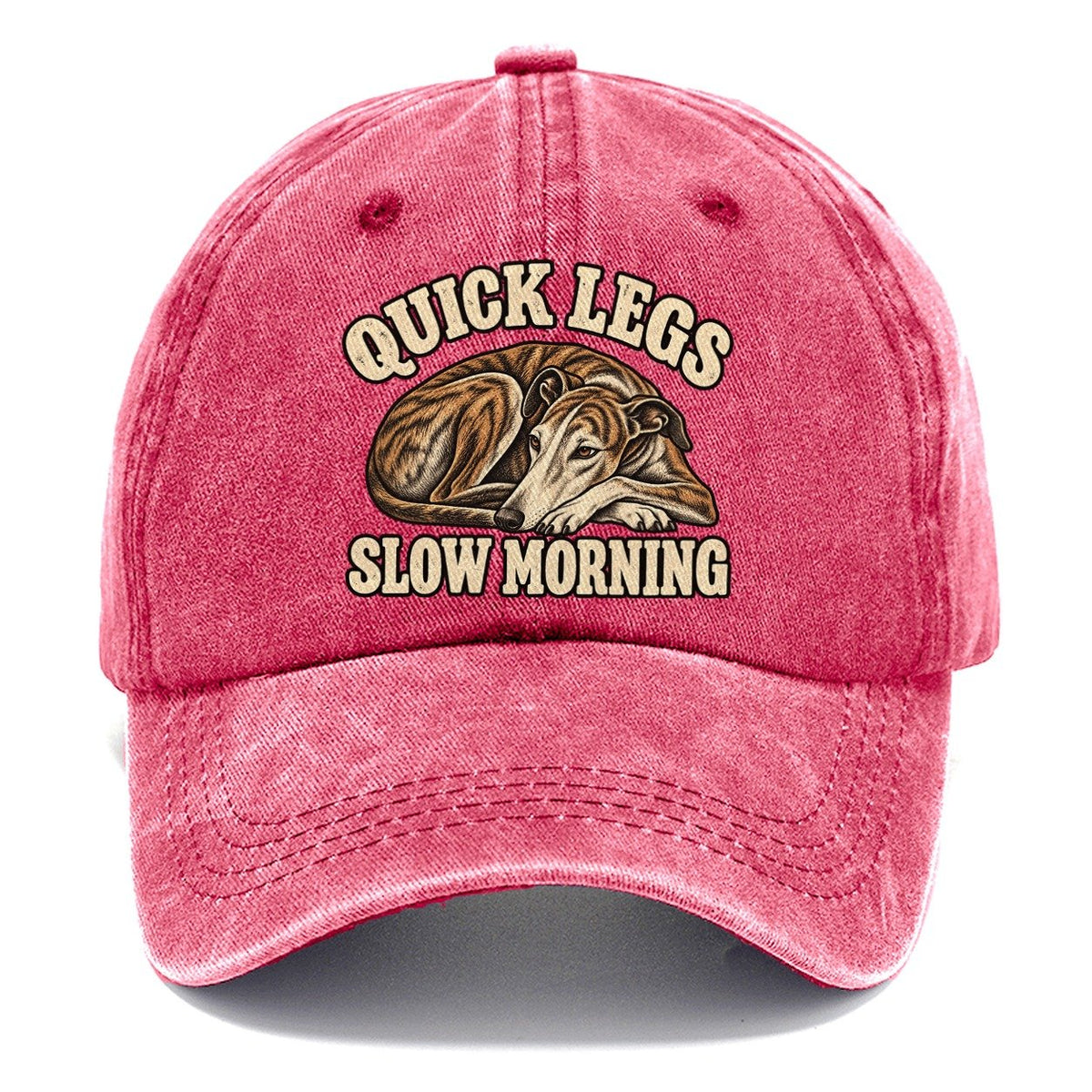 Greyhound Slow Morning Character Club Classic Cap – Pomegranate Blush