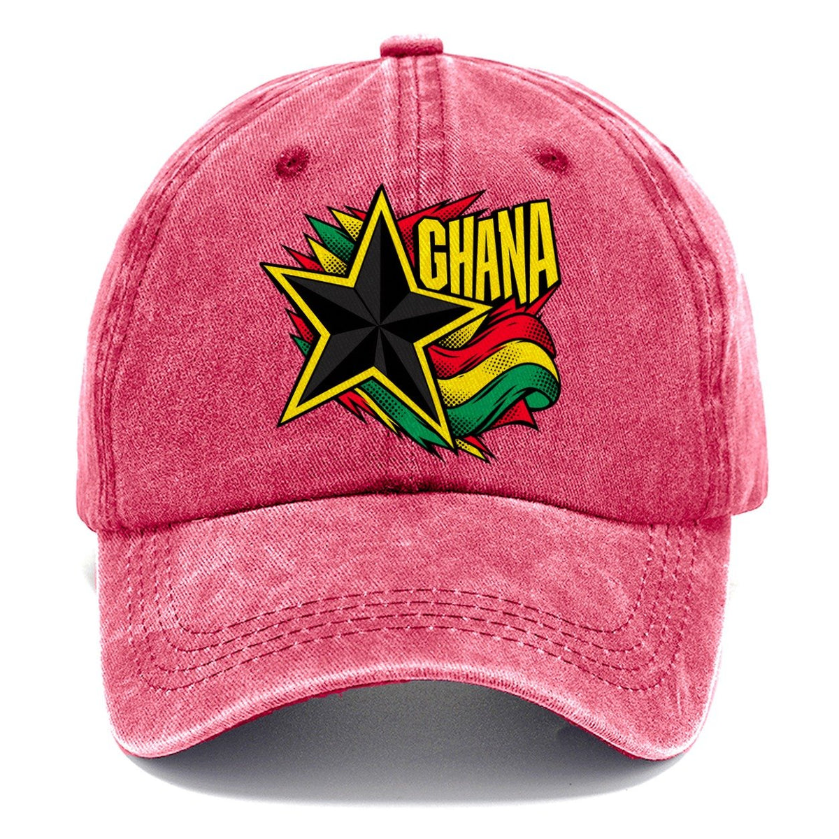 Ghana Black Star Classic Cap – Pomegranate Blush