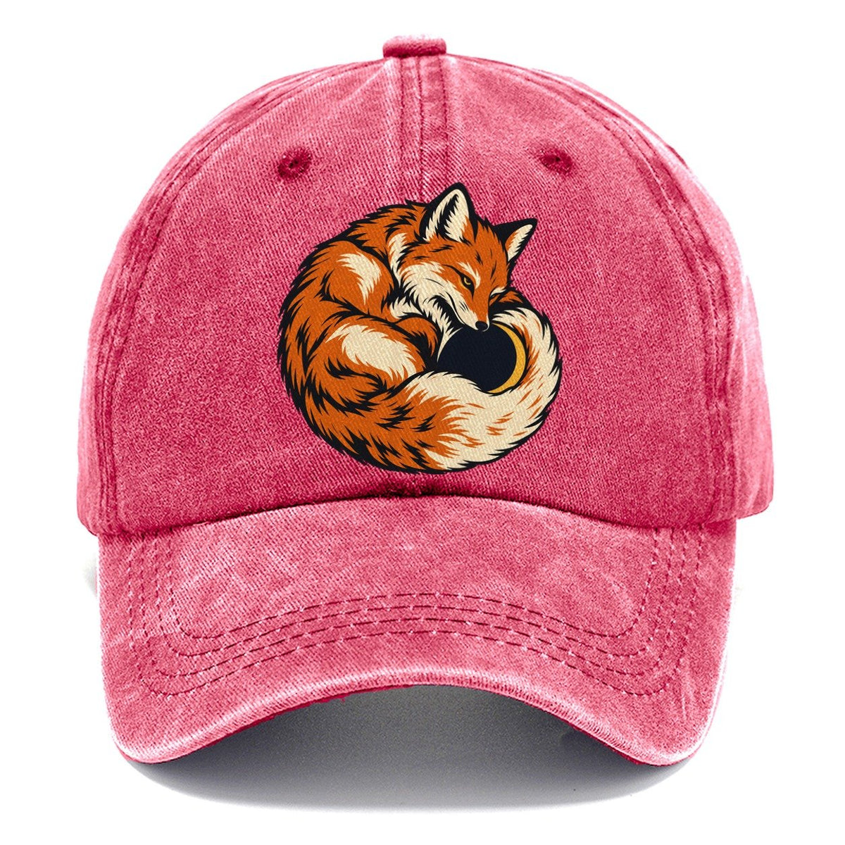 Fox Eclipse Tail Sundown Familiars Classic Cap – Pomegranate Blush