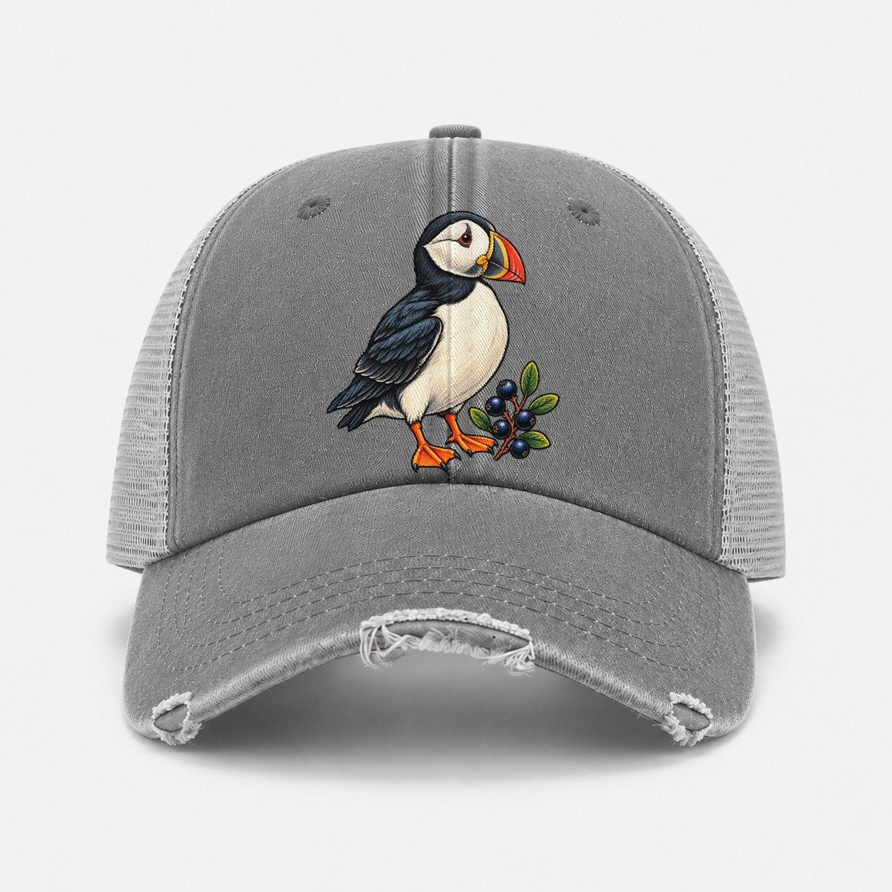 Grey — front view