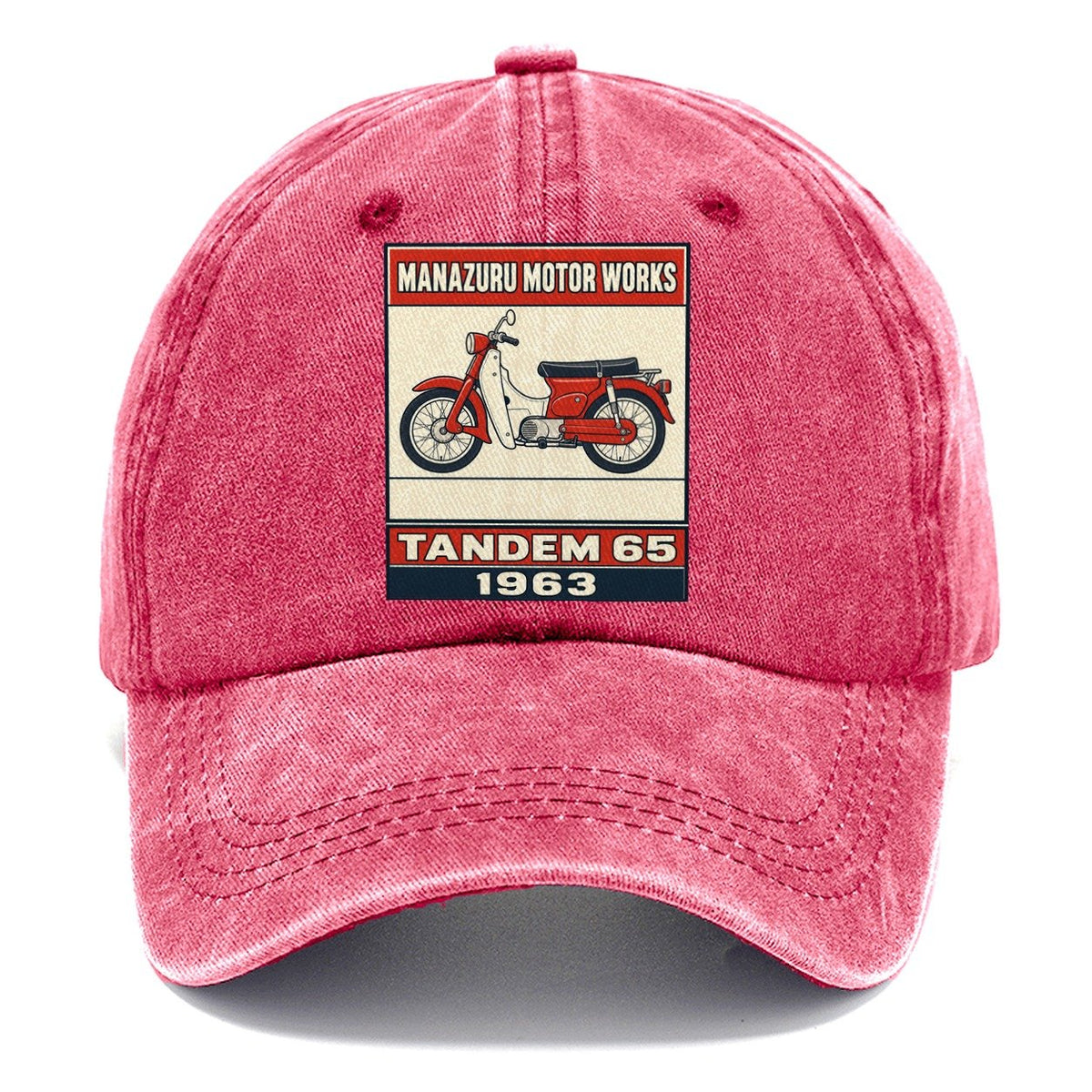Manazuru Tandem 65 Showa Speed Plates Classic Cap – Pomegranate Blush