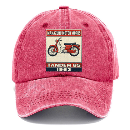 Manazuru Tandem 65 Showa Speed Plates Classic Cap – Pomegranate Blush