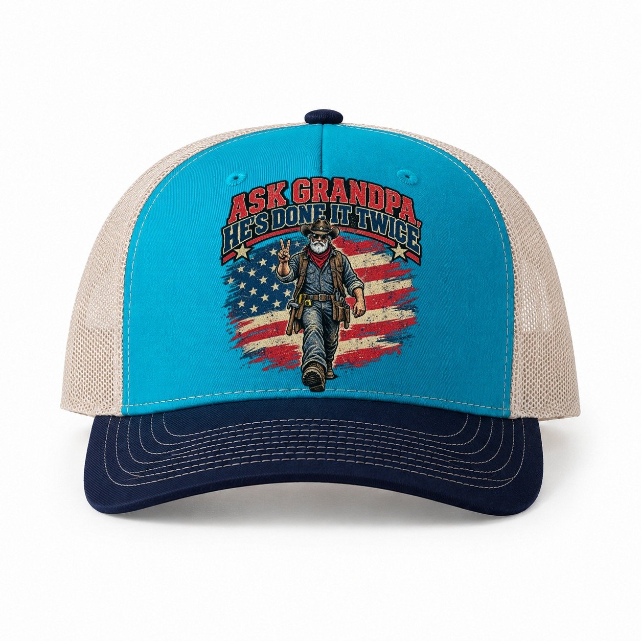 Teal-Navy — front view