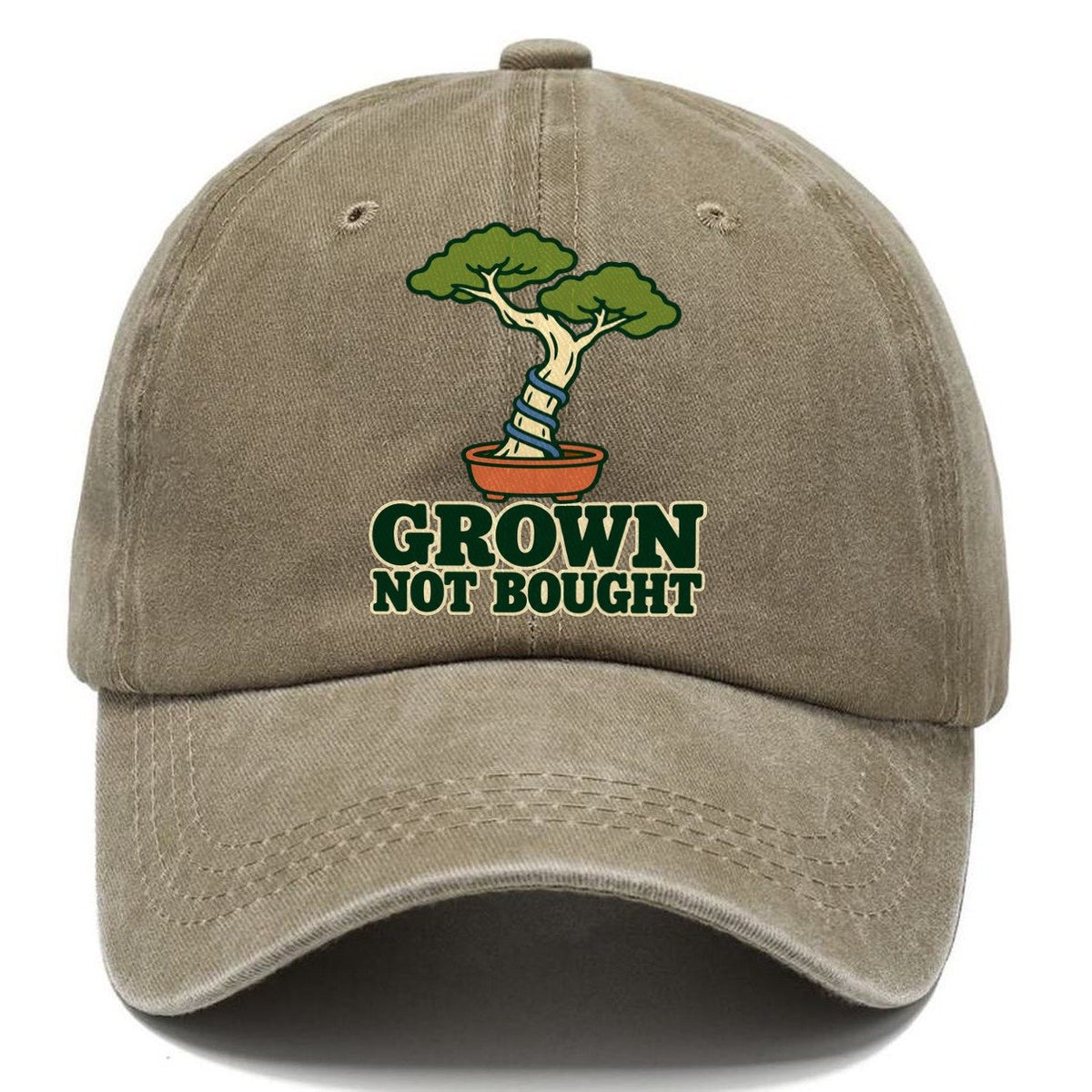 Grown Not Bought Bonsai Classic Cap – Warm Sand