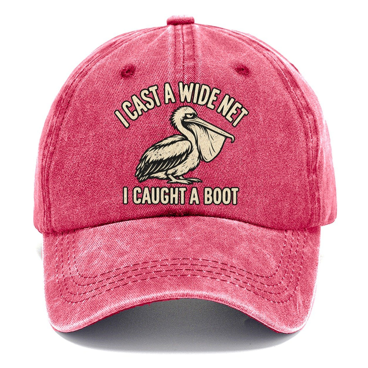 Pelican Wide Net No Worm Club Classic Cap – Pomegranate Blush