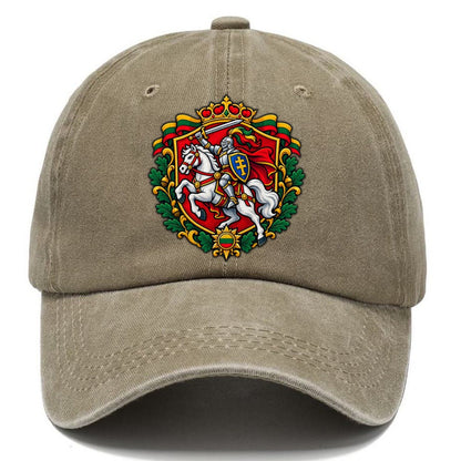 Lithuania Heraldic Crest Country Logos Classic Cap – Warm Sand