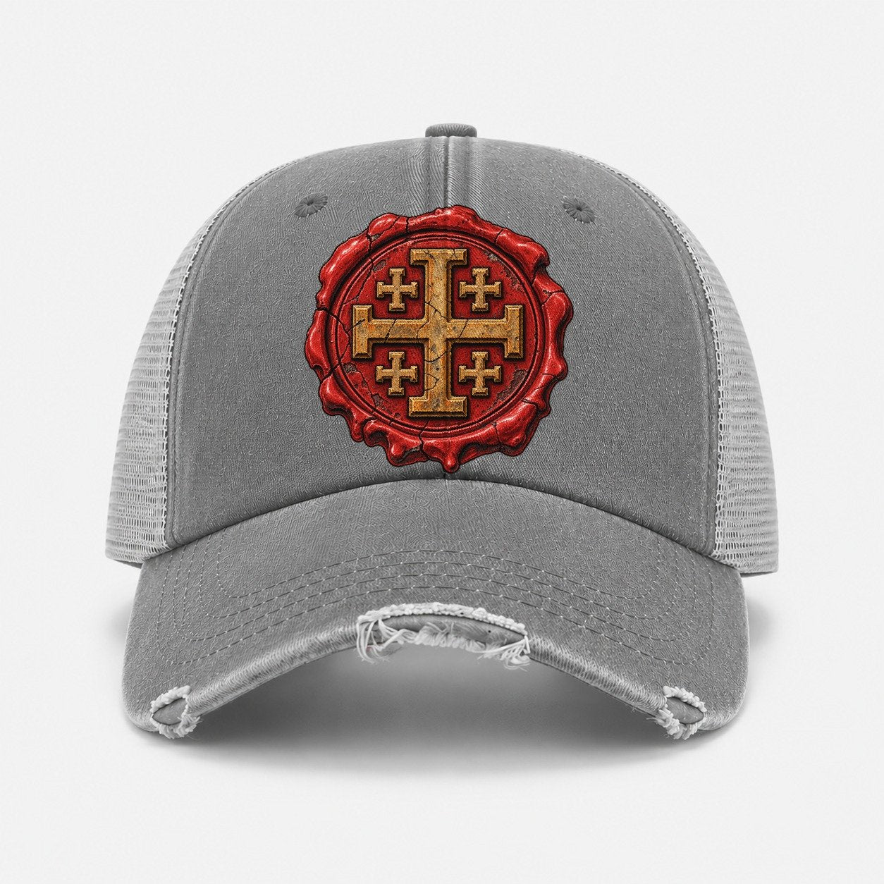 Grey — front view