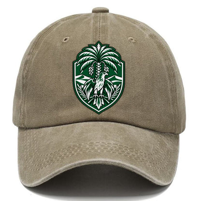 Saudi Arabia Minimal Emblem Country Logos Classic Cap – Warm Sand