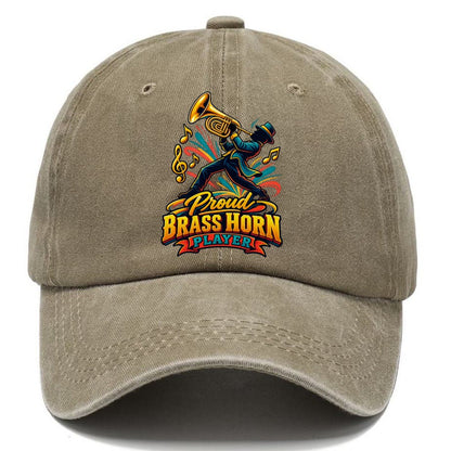 Proud Brass Horn Player Music Instruments Classic Cap – Warm Sand