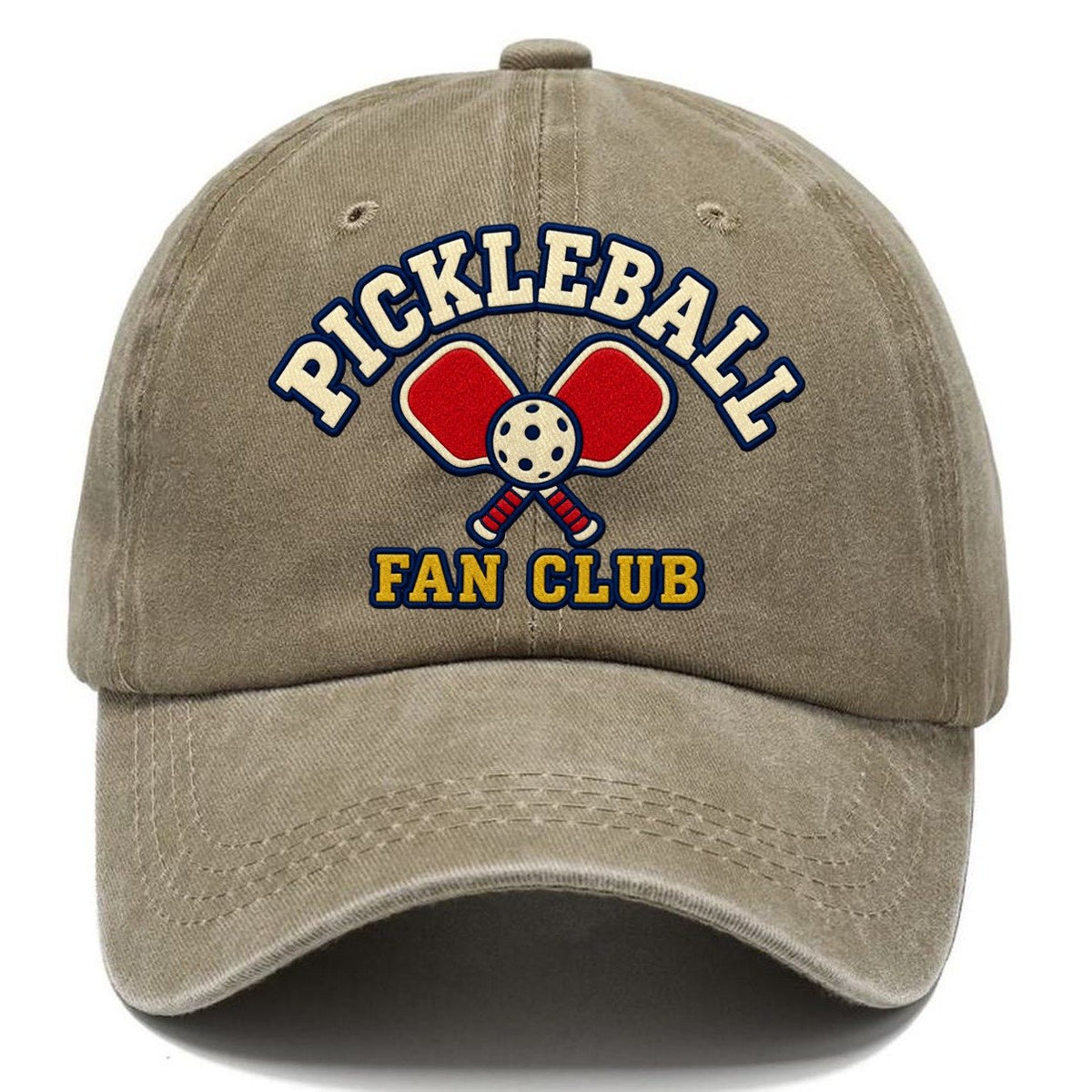 Pickleball Fan Club Classic Cap – Warm Sand