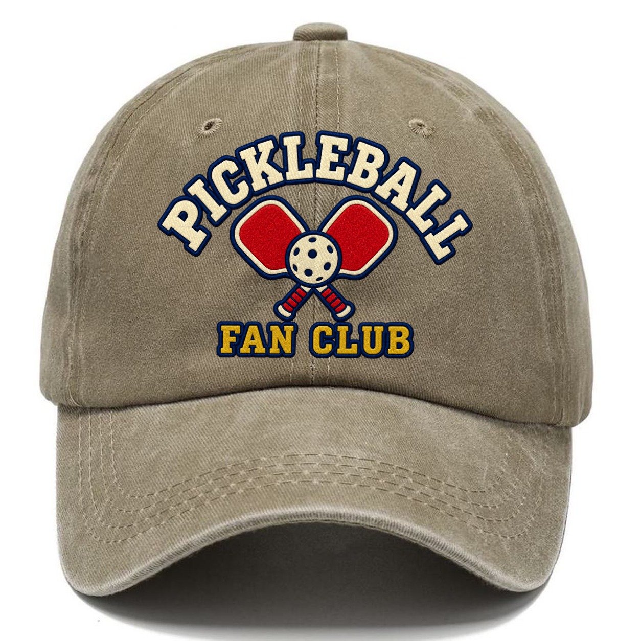 Pickleball Fan Club Classic Cap – Warm Sand