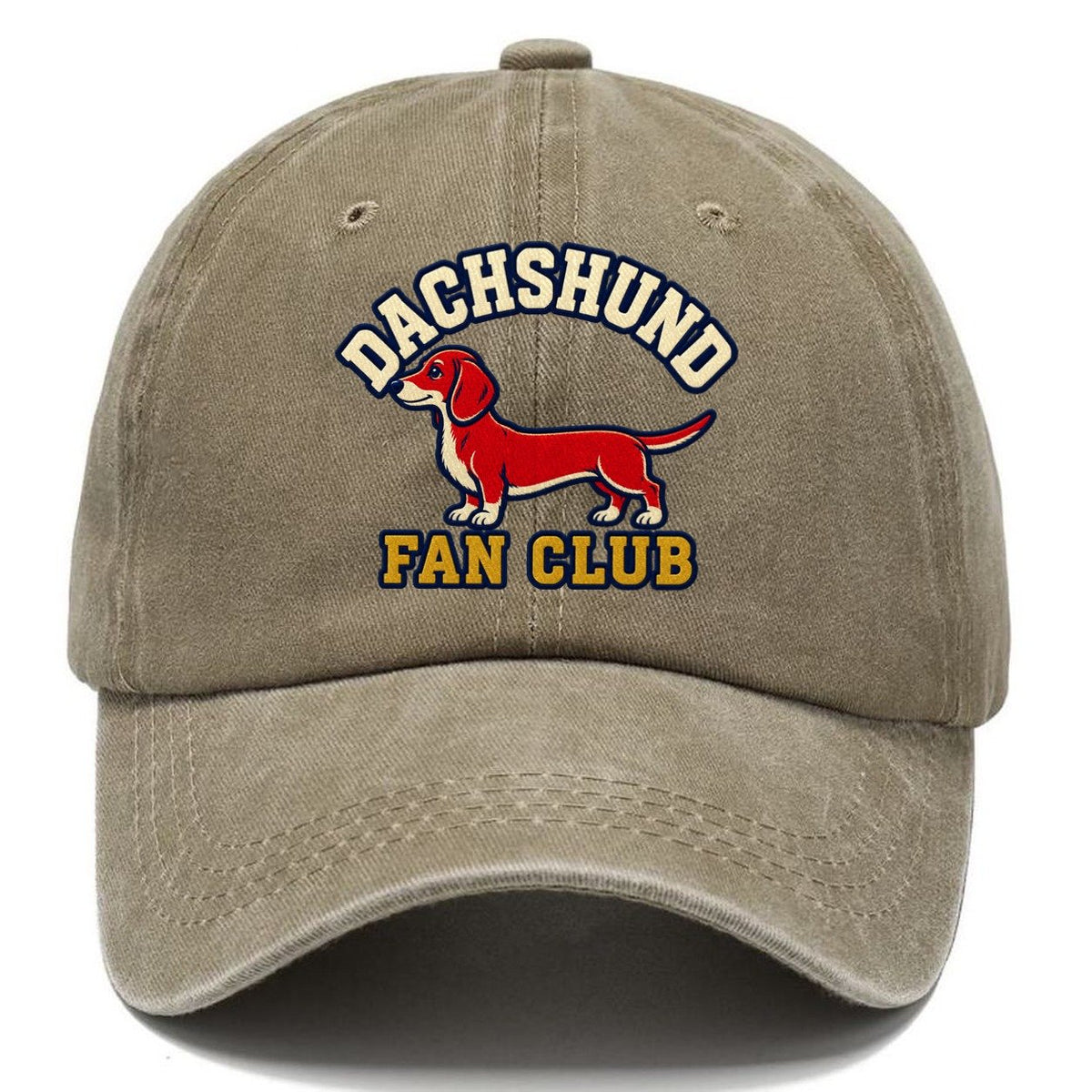 Dachshund Fan Club Classic Cap – Warm Sand