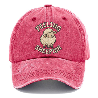 Sheep Animal Puns Classic Cap – Pomegranate Blush