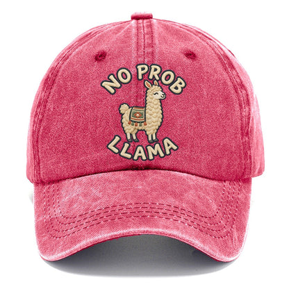 Llama Animal Puns Classic Cap – Pomegranate Blush