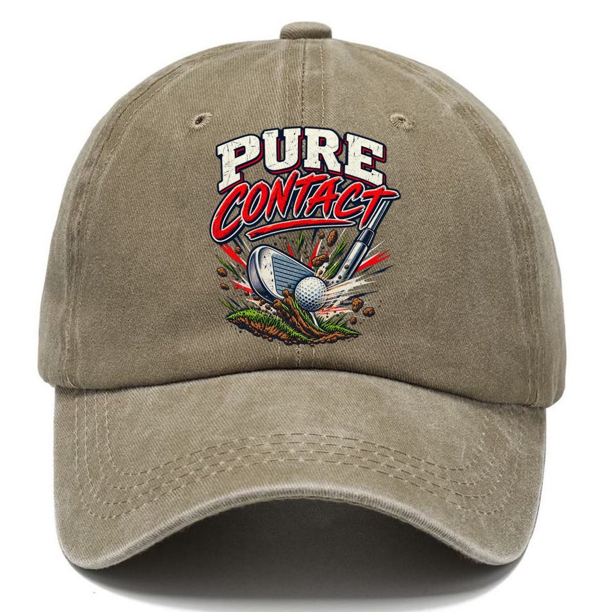 Pure Contact Golf Life Classic Cap – Warm Sand