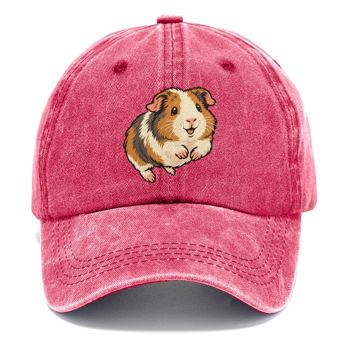 Guinea Pig Happy Hop Small Pet Logos Classic Cap – Pomegranate Blush