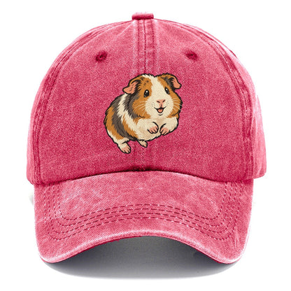 Guinea Pig Happy Hop Small Pet Logos Classic Cap – Pomegranate Blush