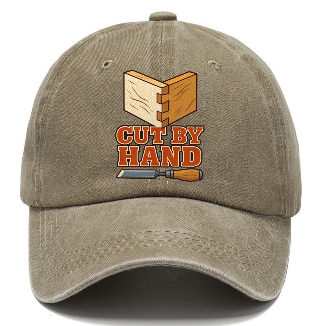 Cut By Hand Woodworking Classic Cap – Warm Sand