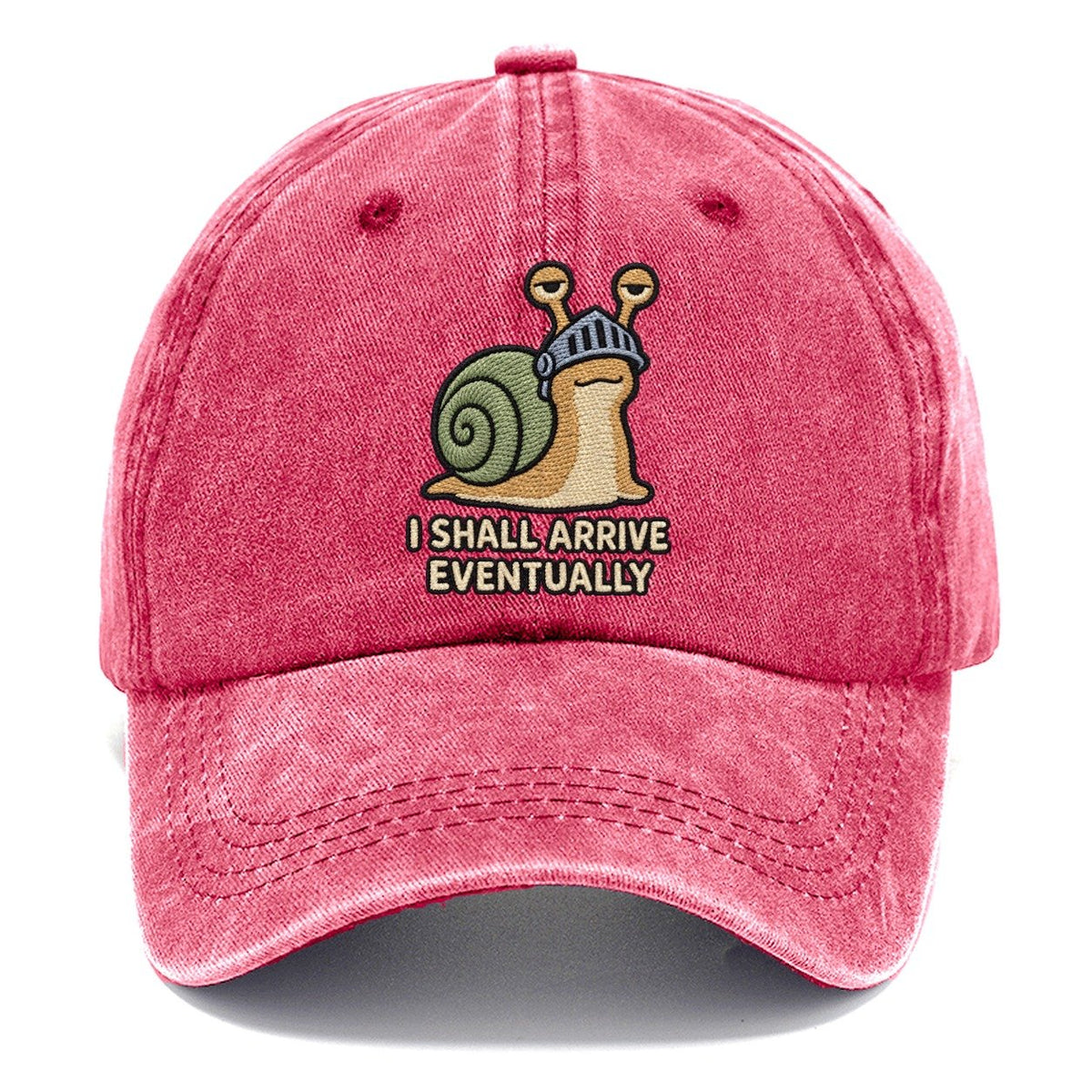 Snail Knight Weary Court Classic Cap – Pomegranate Blush