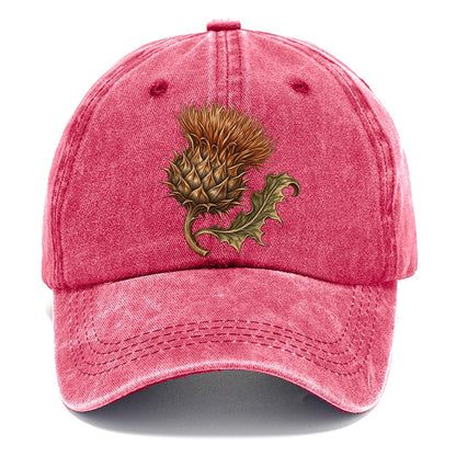 Copper Thistle Curled Leaf Pastimes Companions Classic Cap – Pomegranate Blush