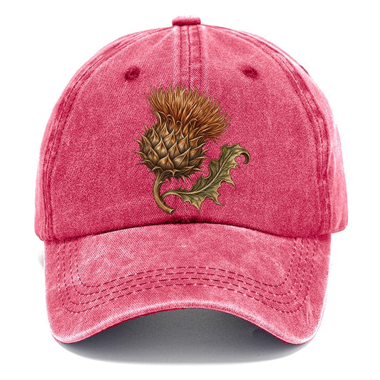 Copper Thistle Curled Leaf Pastimes Companions Classic Cap – Pomegranate Blush