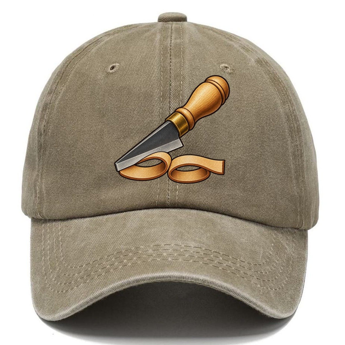 Skiving Knife Curl Leathercraft Classic Cap – Warm Sand
