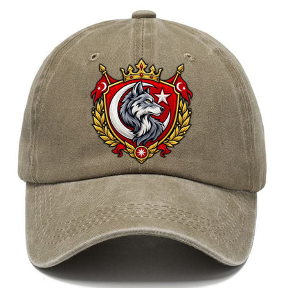 Turkey Heraldic Crest Country Logos Classic Cap – Warm Sand