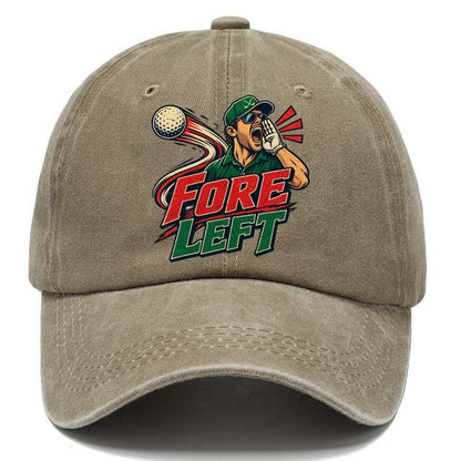 Fore Left Golf Life Classic Cap – Warm Sand