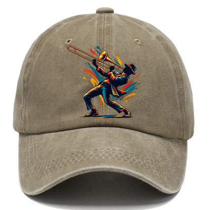 Trombone Icon Music Instruments Classic Cap – Warm Sand