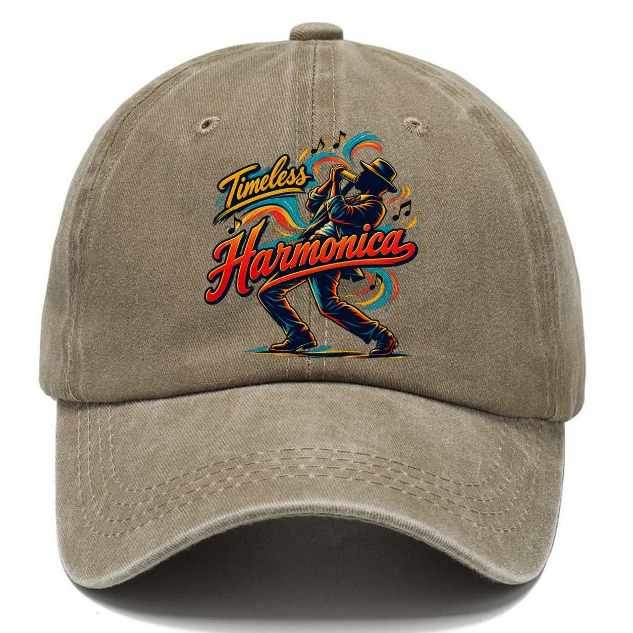 Timeless Harmonica Music Instruments Classic Cap – Warm Sand