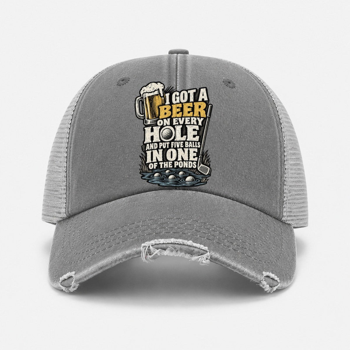 Grey — front view