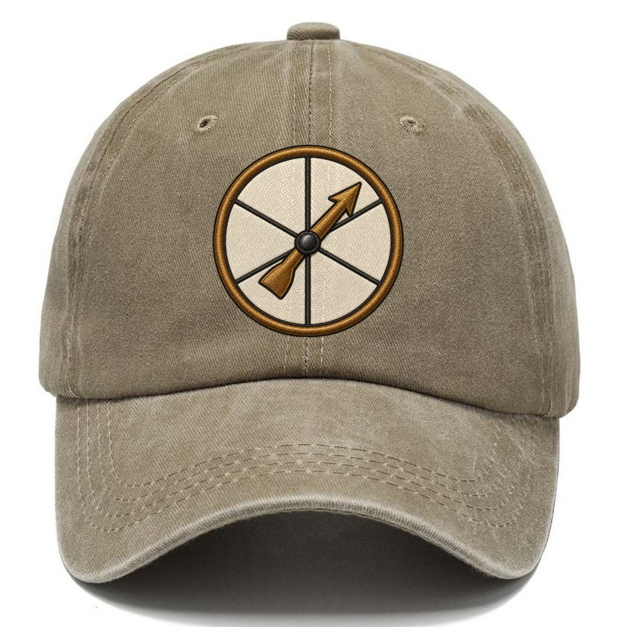 Spinner Arrow On A Round Dial Board Games Classic Cap – Warm Sand