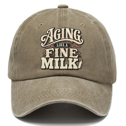 Aging Like A Fine Milk American Wit Classic Cap – Warm Sand