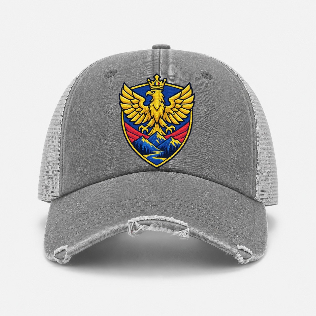 Grey — front view