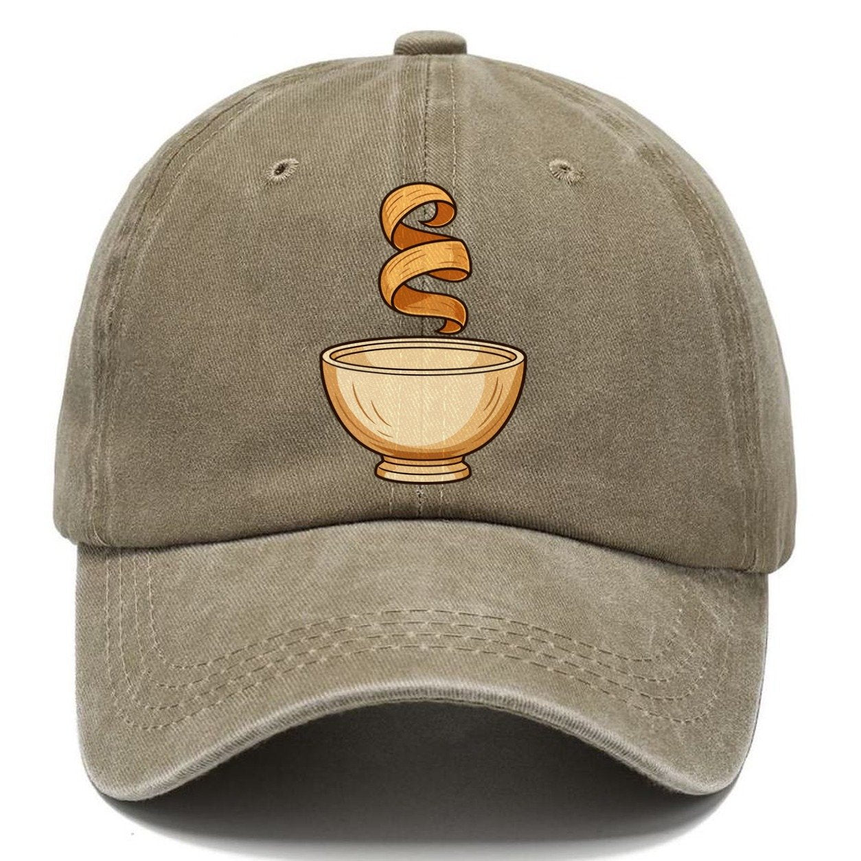 Lathe Bowl Silhouette Woodworking Classic Cap – Warm Sand
