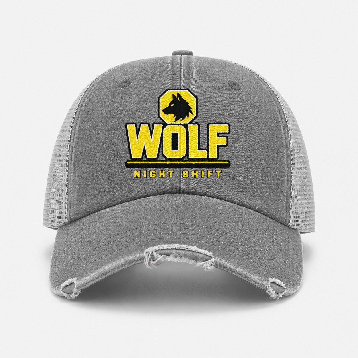 Grey — front view