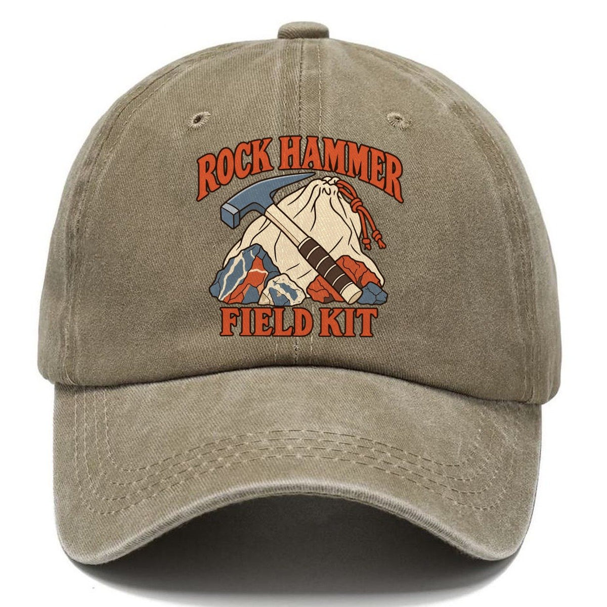 Rock Hammer Field Kit Rocks And Minerals Classic Cap – Warm Sand