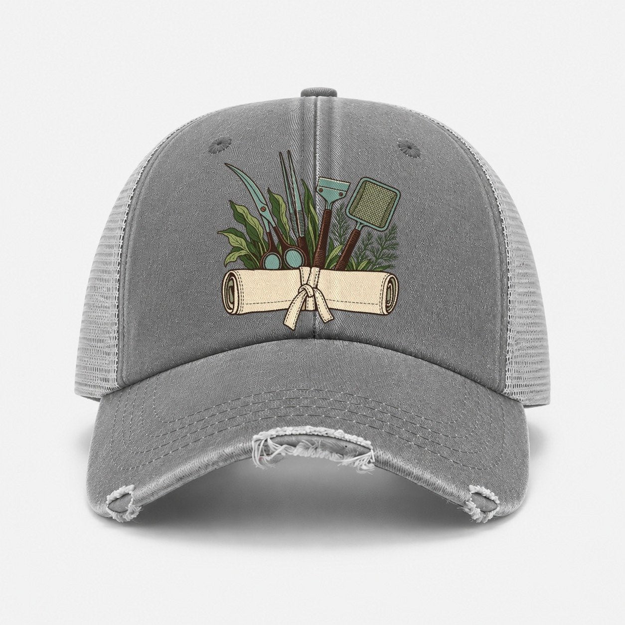 Grey — front view