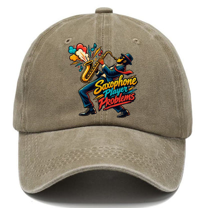Saxophone Player Problems Music Instruments Classic Cap – Warm Sand